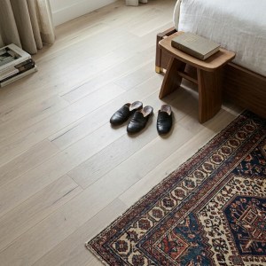 PARQUET PREFINITI - Rovere 1 Strip - Light White - Verniciato Bianco - Spazzolato-6